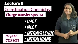 Lec 9Charge transfer spectra coordination inorganic iitjam jeemains jeeadvance neet [upl. by Anthony]