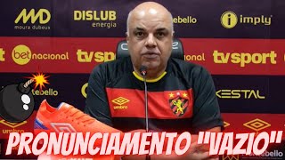 PRONUNCIAMENTO DO PRESIDENTE DO SPORT [upl. by Ehcadroj969]