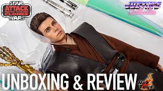 Hot Toys Anakin Skywalker Attack of the Clones Unboxing amp Review [upl. by Lesya379]