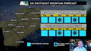 Ski Southeast Forecast for 112018 Arctic Blast locked in place [upl. by Honniball]