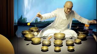 Tranquil Temple Bells Meditation Magicsingingbowlmeditationmusicsoundbathssleep [upl. by Balkin]