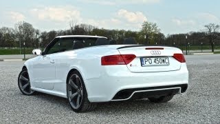 ENG Audi RS 5 Cabriolet  test drive and review [upl. by Fattal102]