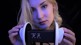 Slow amp Relaxing Ear Massage w 3Dio breathy whisper binaural talking ASMR [upl. by Hcra]