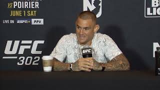 Dustin Poirier reacts to Khabib Nurmagomedov praising him calling him underrated to Islam Makhachev [upl. by Machos57]