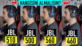 JBL 510BT VS 500BT VS 560BT VS 460BT Bluetooth Kulak üstü Kulaklık inceleme [upl. by Magas]