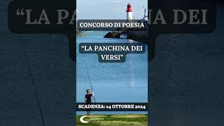 Concorso La panchina dei versi poesia inédito poeti concorso libri festival [upl. by Doy]