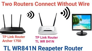 TP Link TL WR841N Wireless Router setup amp installation  Wireless Range Extender  Reapeter Router [upl. by Attenov]