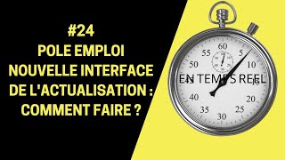 MICROENTREPRISE  24 POLE EMPLOI NOUVELLE INTERFACE DE L ACTUALISATION  COMMENT FAIRE [upl. by Reinhard]