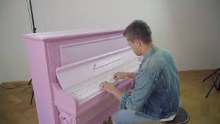 Jan Veselý a member of the PETROF Art Family plays on the historic ANT PETROF upright piano [upl. by Gerhan]