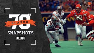 BC Lions 70th Season Snapshots  Biggest Upsets and Comebacks [upl. by Anstus662]