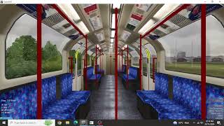 Central Line Ruislip Gardens to Perivale Full Journey [upl. by Ahsitahs]