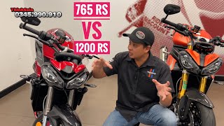 Triumph Street Triple 765 vs Speed Triple 1200  có gì khác biệt [upl. by Arie]