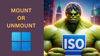 How to Mount or Unmount ISO File on Windows 11  GearUpWindows Tutorial [upl. by Lesab]