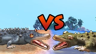 Crocodile vs Alligator  Beast Faceoff S2E1  SPORE [upl. by Aigneis588]