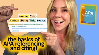 The Basics of Citing and Referencing in APA 7th Edition [upl. by Kariotta957]