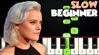 Oceans  Hillsong United  SLOW BEGINNER PIANO TUTORIAL  SHEET MUSIC By Betacustic [upl. by Yehudit209]