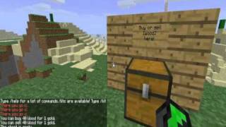 Minecraft Plugins TradeCraft Shop Tutorial [upl. by Heng]