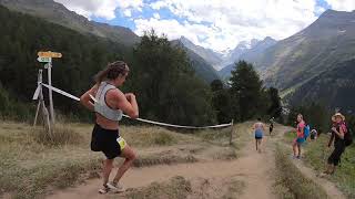 Emelie Forsberg final descend Sierre Zinal 2023 km 29 [upl. by Tadich]