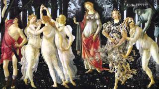 Primavera by Botticelli  3D recreation of painting [upl. by Letnahc679]