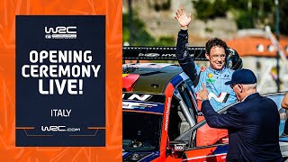 🛑 Opening LIVE  WRC Rally Italia Sardegna 2024 [upl. by Ancier38]