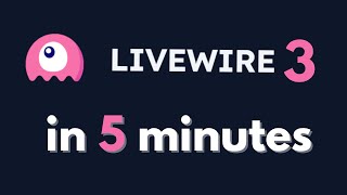 Learn Laravel Livewire 3 in 5 minutes [upl. by Stefan978]