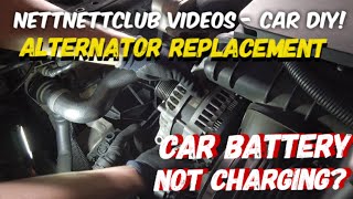 BMW F10 N52 Alternator Replacement Battery wont Charge [upl. by Abba]