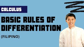 Basic Rules of Differentiation  BasicDifferential Calculus [upl. by Adamok]