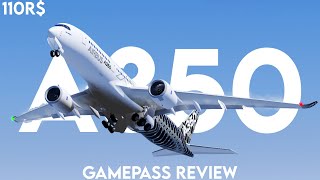 Project Flight Airbus A350 Gamepass Review Roblox [upl. by Resay]