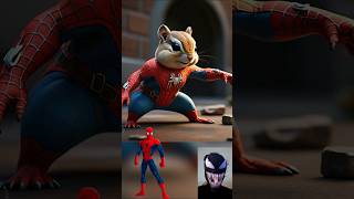 Superheros but chipmunk shorts avengers marvel spiderman [upl. by Laks]