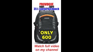 PROVOGUE 35 L Laptop Backpack Spacy unisex backpack with rain cover [upl. by Fawcett833]