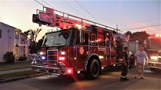 North Caldwell NJ Fire Dept Engine 6 Responding Mutual Aid to Fairfield NJ 7 Mayhew Dr 712018 [upl. by Nolie]