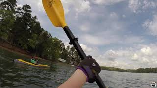 Kayaking on Lake Hartwell [upl. by Nnairek]