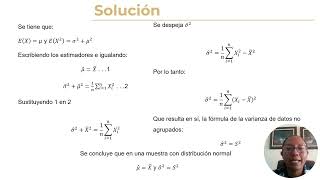 Métodos de estimación puntual método de los momentos [upl. by Robina]