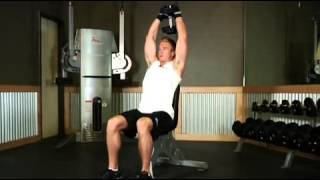 Seated triceps press [upl. by Akers]