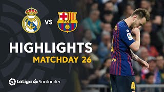 Highlights Real Madrid vs FC Barcelona 01 [upl. by Iniffit]