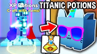 SUPER OP TITANIC PET POTIONS Coming to Roblox Pet Simulator 99 [upl. by Isabel]