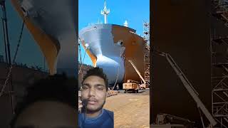 How is painted ship ship shipbuilding cruiseship shipyard shipping shipwright cruise [upl. by Ode257]