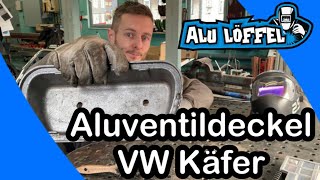 Aluguss Ventildeckel von einem VW Käfer repariert Aluminiumschweißen Schweißen Wigschweißen lernen [upl. by Siri]