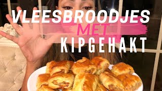 VLEESBROODJES MET KIPGEHAKT SURINAAMSE SAUCIJZENBROODJES  DE TAUSJES KLOG 12 KOOKVLOG FOODVLOG [upl. by Artapoelc456]