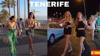 TENERIFE SPAIN HOT SUMMERS NIGHTLIFE WALK 2023 [upl. by Andi959]