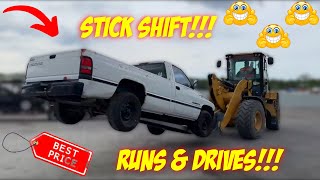 BUYING A STICK SHIFT DODGE RAM 1500 FROM COPART [upl. by Chandal]