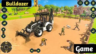 bulldozer game for Android simulator 🚧🚜🚜😭😭😭😭😭mobilegame viralvideo youtube trucksimulator [upl. by Onivag403]