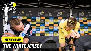 Evenepoel Postrace interview  Stage 10  Tour de France 2024 [upl. by Enilauqcaj]