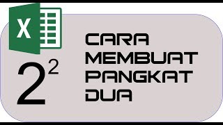 Cara Membuat Pangkat 2 atau Meter Persegi di Ms Excel [upl. by Nnayar100]