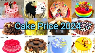 2024 Cake Price List for Home Bakers  Half Kg Cake Price List  Eggless Cake Price List [upl. by Lananna]