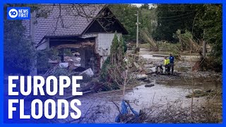 Catastrophic Floods Kill 18 amp Leaves Thousands Stranded In Central Europe  10 News First [upl. by Hyacinth509]