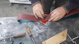 Zımpara Bantı yapımı Make Your Own Sanding Belt [upl. by Boothe]