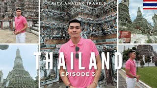 Bangkok Thailand Vlog EP3 Wat Arun and Wat Pho Tour Via Chao Phraya River  AJTV Amazing Travels [upl. by Sacks]