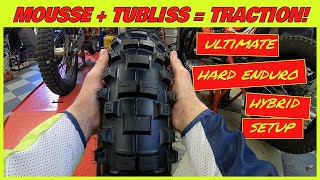 Tubliss  Mousse  Plews Tough One Extreme Tyre  Moobliss Ultimate Hard Enduro Setup [upl. by Mazel108]