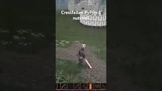 Crestfallen Medieval Survival in a nutshell crestfallen medievalsurvival medievalgame funny [upl. by Aryek]